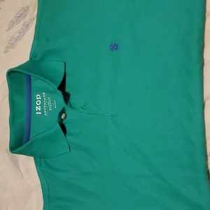 Izod green polo shirt